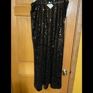 Calvin Klein floor length skirt.